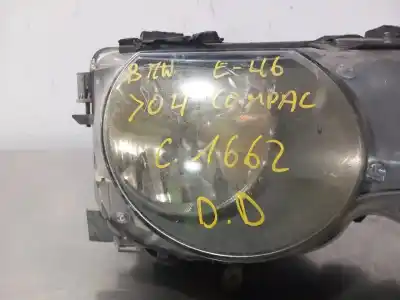 Second-hand car spare part right headlight for bmw serie 3 compact (e46) 316ti oem iam references   n1.z1.21.12.a