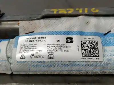 Pezzo di ricambio per auto di seconda mano airbag a tenda anteriore sinistro per seat leon (5f1) reference riferimenti oem iam 0589p1000272  n1.z2.7.10.1