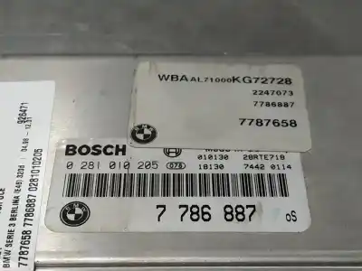 Second-hand car spare part ECU ENGINE CONTROL for BMW SERIE 3 BERLINA (E46)  OEM IAM references 7787658 7786887 0281010205  N1.Z2.4.7.5