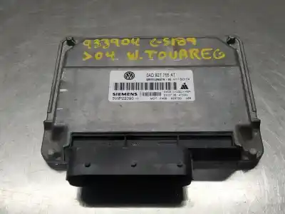 Peça sobressalente para automóvel em segunda mão centralina de motor uce por volkswagen touareg (7la) 3.0 v6 tdi dpf referências oem iam 0ad927755at 5wp22090