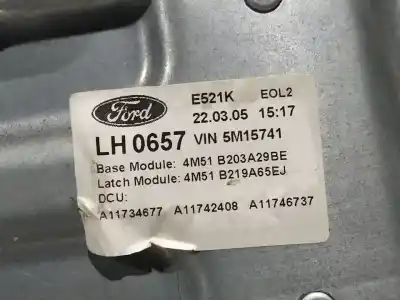 Peça sobressalente para automóvel em segunda mão Elevador De Vidros Dianteira Esquerda por FORD FOCUS BERLINA (CAP) Ambiente (D) Referências OEM IAM A11734677  N1.Z2.17.1.3