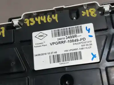 Автозапчасти б/у приборная доска за renault captur life ссылки oem iam 248103499r vpgrrf10849pd vpgrrf14b115cf  
