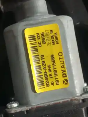 Second-hand car spare part passenger side right window regulator for kia cee´d concept 99 cv / 73 kw oem iam references 82480a2311  n1.z2.18.16.3