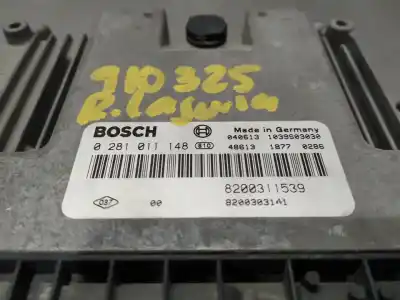 Автозапчастина б/у ебу контролер двигуна для renault laguna ii (bg0) authentique 101 cv / 74 kw посилання на oem iam 0281011148 8200311539 8200303141  n1.z2.4.4.4