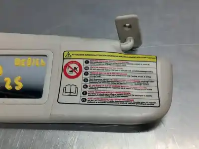 Peça sobressalente para automóvel em segunda mão para-sol direito por fiat 500 cabrio (150) cult 95 cv / 70 kw referências oem iam 