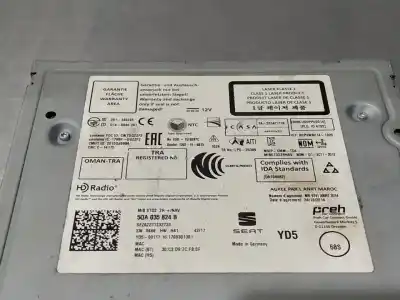 Pezzo di ricambio per auto di seconda mano impianto audio / radio cd per seat ibiza (kj1) reference riferimenti oem iam 5qa035824b