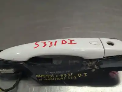 Second-hand car spare part exterior left front door handle for nissan qashqai (j11) acenta oem iam references 