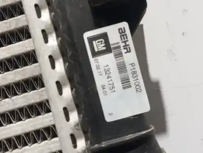 Second-hand car spare part INTERCOOLER for OPEL INSIGNIA BERLINA  OEM IAM references 13241751  N2.Z1.40.1.3