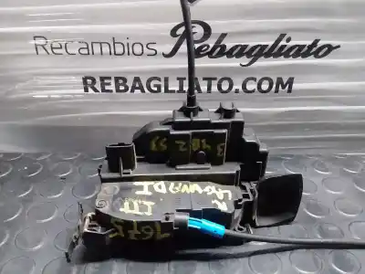 Second-hand car spare part left front door lock for renault laguna iii expression oem iam references   
