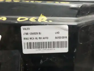 Автозапчасти б/у ПРАВАЯ ФАРА за FORD KA+  ссылки OEM IAM J7BB13W029BJ  N1.Z1.21.6.A
