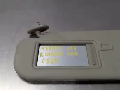 Peça sobressalente para automóvel em segunda mão pára-sol esquerdo por kia carens ( ) concept referências oem iam   n1.z2.parasoles.16