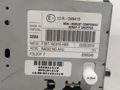 Автозапчастина б/у аудіо система / радіо cd для ford b-max trend посилання на oem iam e1110r048415 f1bt18c815hxk 18c815  n1.z3.2.5.3