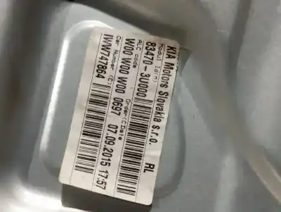 Peça sobressalente para automóvel em segunda mão elevador de vidros traseiro esquerdo por kia sportage concept 4x2 referências oem iam 834703u000