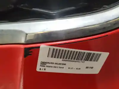 Peça sobressalente para automóvel em segunda mão para choques dianteiro por ford fiesta (ce1) trend referências oem iam   n2 .z1.10.a