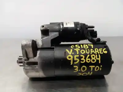 Peça sobressalente para automóvel em segunda mão motor de arranque por volkswagen touareg (7la) 3.0 v6 tdi dpf referências oem iam 059911024jx