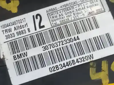 Second-hand car spare part front left side airbag for bmw x5 (e53) 3.0d oem iam references 30339883b  n1.z2.7.9.1