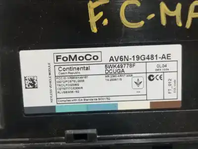 Автозапчастина б/у електронний модуль для ford grand c-max edition посилання на oem iam av6n19g481ae  n1.z2.4.10.2