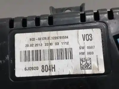 Автозапчасти б/у приборная доска за seat ibiza (6j5) ecomotive ссылки oem iam 6j0920804h a2c35058000