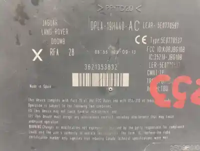 Peça sobressalente para automóvel em segunda mão módulo eletrônico por land rover range rover evoque pure 150 cv / 110 kw referências oem iam dpla19h440ac