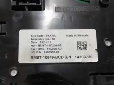 Автозапчастина б/у панель інструментів для ford c-max titanium посилання на oem iam bm5t10849bcd 21820292 bm5t10849bcd  n1.z2.1.3.3