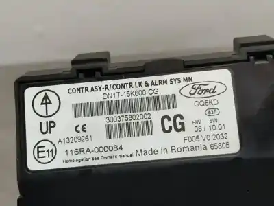 Автозапчастина б/у електронний модуль для ford fiesta (ccn) st-line посилання на oem iam dn1t15k600cg 116ra00084  n1.z2.4.11.2