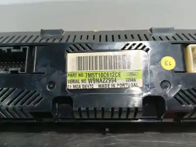 Peça sobressalente para automóvel em segunda mão comando de sofagem (chauffage / ar condicionado)  por ford focus lim. (cb4) econetic referências oem iam 7m5t18c612ce  n1.z2.8.3.2