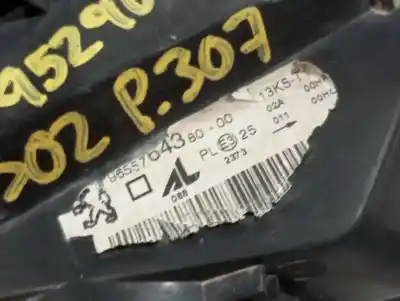 İkinci el araba yedek parçası SOL FAR için PEUGEOT 307 BREAK/SW (S2)  OEM IAM referansları 965576438000  N1.Z1.21.3.M