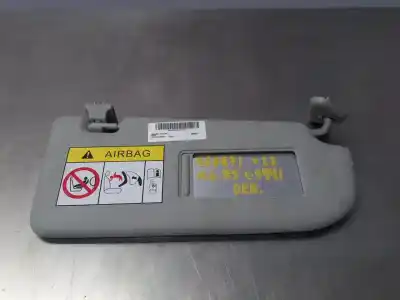 Peça sobressalente para automóvel em segunda mão para-sol direito por mg zs comfort 106 cv / 78 kw referências oem iam   n1.z2.parasol.4