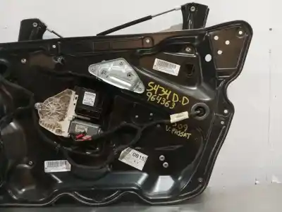 Second-hand car spare part passenger side right window regulator for volkswagen passat b6 variant (3c5) 2.0 tdi 16v oem iam references 3c2837755g  n1.z2.20.15.3