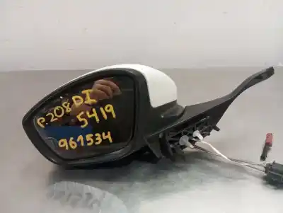 Peça sobressalente para automóvel em segunda mão espelho retrovisor esquerdo por peugeot 208 business line referências oem iam 0211047  n1.z1.17.2.a