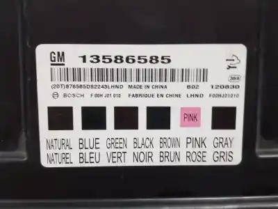 Peça sobressalente para automóvel em segunda mão módulo eletrônico por opel mokka excellence referências oem iam 13586585