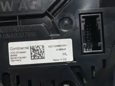 Pezzo di ricambio per auto di seconda mano pannello degli strumenti per vw tiguan (ad1, ax1) 1.4 tsi riferimenti oem iam 5na920791b a2c96086700 a2c1236920001 2016dj1984  n1.z3.2.3.4