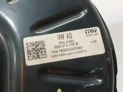 Second-hand car spare part brake servo for vw tiguan (ad1, ax1) 1.4 tsi oem iam references 5qh614105b  