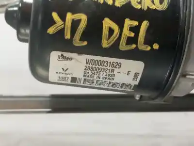 Автозапчасти б/у МОТОР ПЕРЕДНЕГО СТЕКЛООЧИСТИТЕЛЯ за DACIA SANDERO  ссылки OEM IAM 288009321R  N1.Z2.7.2.1