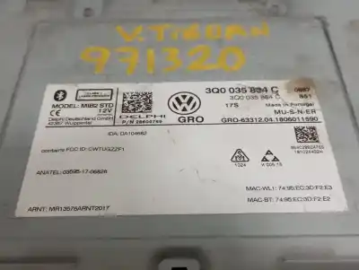 Автозапчасти б/у gps-навигационная система за vw tiguan (ad1, ax1) 1.4 tsi ссылки oem iam 3q0035864c  n1.z3.2.5.3