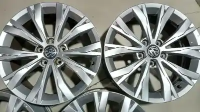 Pezzo di ricambio per auto di seconda mano set di cerchione in lega per vw tiguan (ad1, ax1) 1.4 tsi riferimenti oem iam 5na601025  