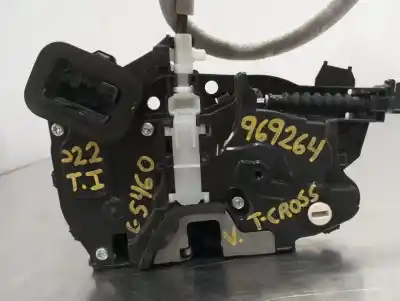 Автозапчасти б/у замок задней левой двери за volkswagen t-cross sport 110 cv / 81 kw ссылки oem iam 10a839015b