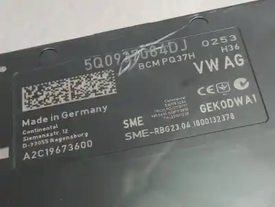 Second-hand car spare part electronic module for vw tiguan (ad1, ax1) 1.4 tsi oem iam references 5q0937084dj a2c19673600  n1.z2.4.14.5