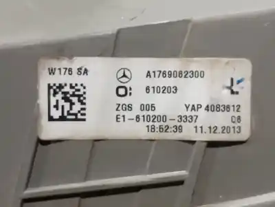 Автозапчасти б/у  за MERCEDES-BENZ CLASE A (W176)  ссылки OEM IAM A1769062300  N1.Z1.4.4.M