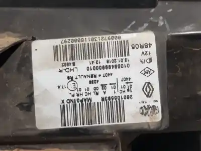 Автозапчасти б/у ПРАВАЯ ФАРА за RENAULT CLIO IV  ссылки OEM IAM 260105593R  N2.Z1.18.4.2
