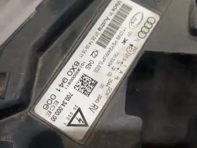 Pezzo di ricambio per auto di seconda mano FARO ANTERIORE DESTRO per AUDI A1 (8X) Ambition Riferimenti OEM IAM 8X0941006  