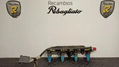 Автозапчасти б/у рампа инжектора за FIAT STILO (192) 1.2 16V ссылки OEM IAM 0280151 00373509  ESTA N2.Z1.14.4.3