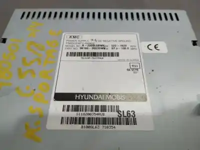 Peça sobressalente para automóvel em segunda mão sistema de áudio / rádio cd por kia sportage basic 4x2 referências oem iam a200slsbwk 961603u230wk