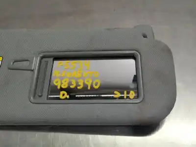 Peça sobressalente para automóvel em segunda mão para-sol direito por kia sorento emotion 4wd referências oem iam   n1.z2.pasoles.19