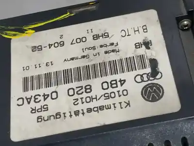 Peça sobressalente para automóvel em segunda mão comando de sofagem (chauffage / ar condicionado)  por audi a6 avant (4b5) 2.5 tdi referências oem iam 4b0820043ac 5hb00760452  n1.z2.8.8.4