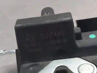 Second-hand car spare part trunk lock for opel meriva b monospace (s10) 1.7 cdti (75) oem iam references 13317445 430036418  n2.z1.4.40