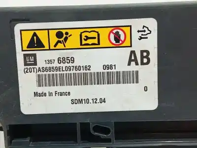Second-hand car spare part airbag control unit for opel meriva b monospace (s10) 1.7 cdti (75) oem iam references 13576859  n2.z1.4.24