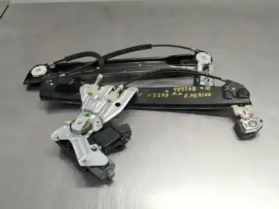 Second-hand car spare part passenger side right window regulator for opel meriva b monospace (s10) 1.7 cdti (75) oem iam references   n1.z2.18.3.2