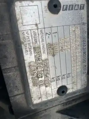 Автозапчасти б/у задницы за FIAT STILO (192) 1.2 16V ссылки OEM IAM   