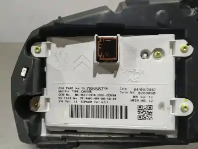 Автозапчастина б/у панель інструментів для citroen ds5 sport посилання на oem iam 9800759480  n1.z2.1.5.1